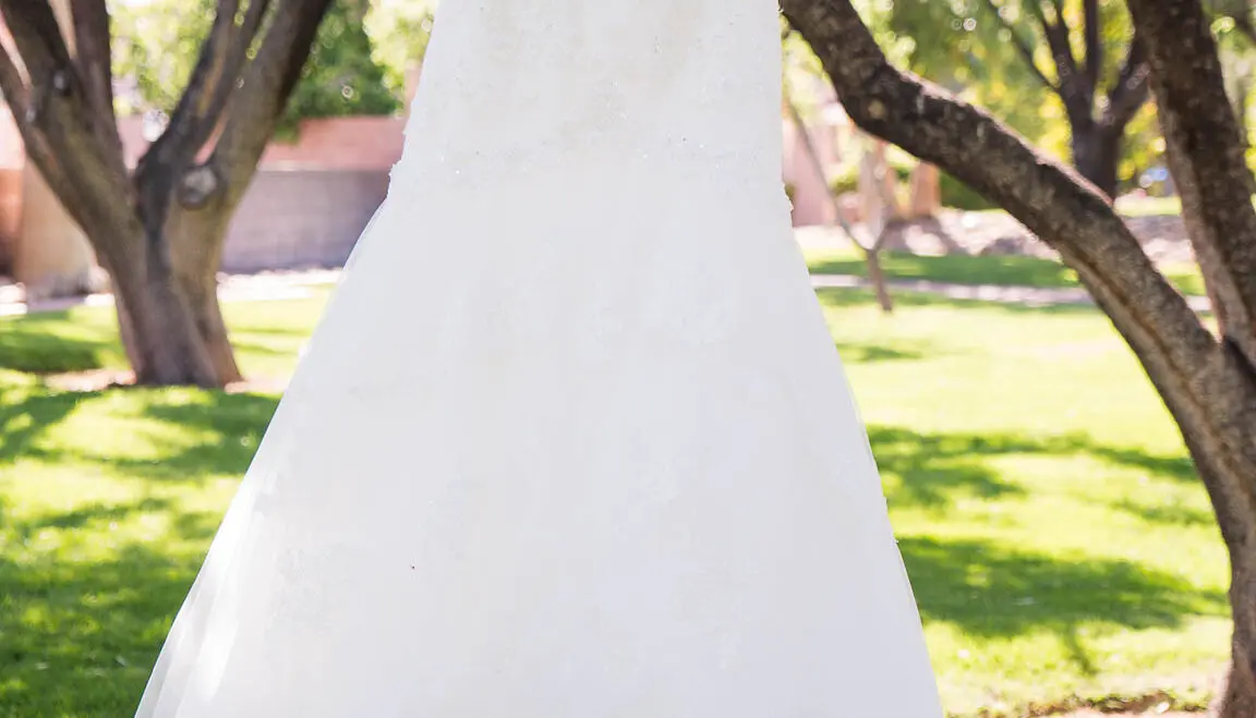 white trash wedding dress